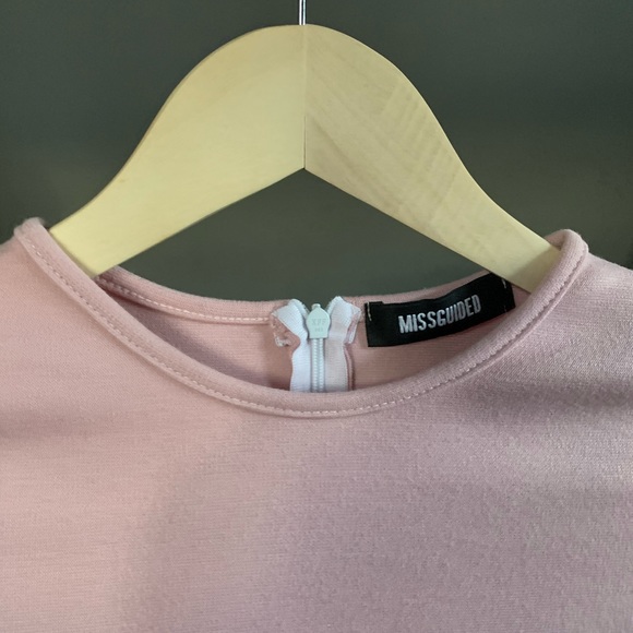 Missguided Asymmetrical Bodycon Dress - Picture 2 of 4